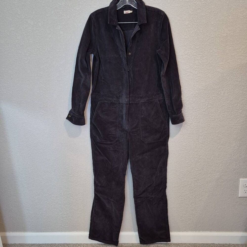 Faherty black Corduroy Utility Jumpsuit